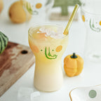 Cute Cartoon Elephant & Tiger Heat-Resistant Glass Cup