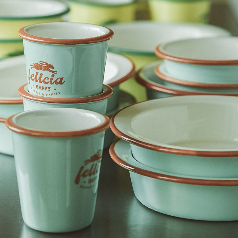 Coffee Brown Ceramic Home Tableware: Bowls, Plates