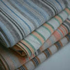 100% Cotton Stripe Tea Table Dust Cover & Napkin