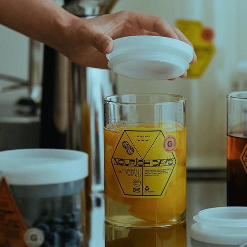 Borosilicate Glass Airtight Storage Jar for Kitchen Grains, Food Grade & Moisture Proof