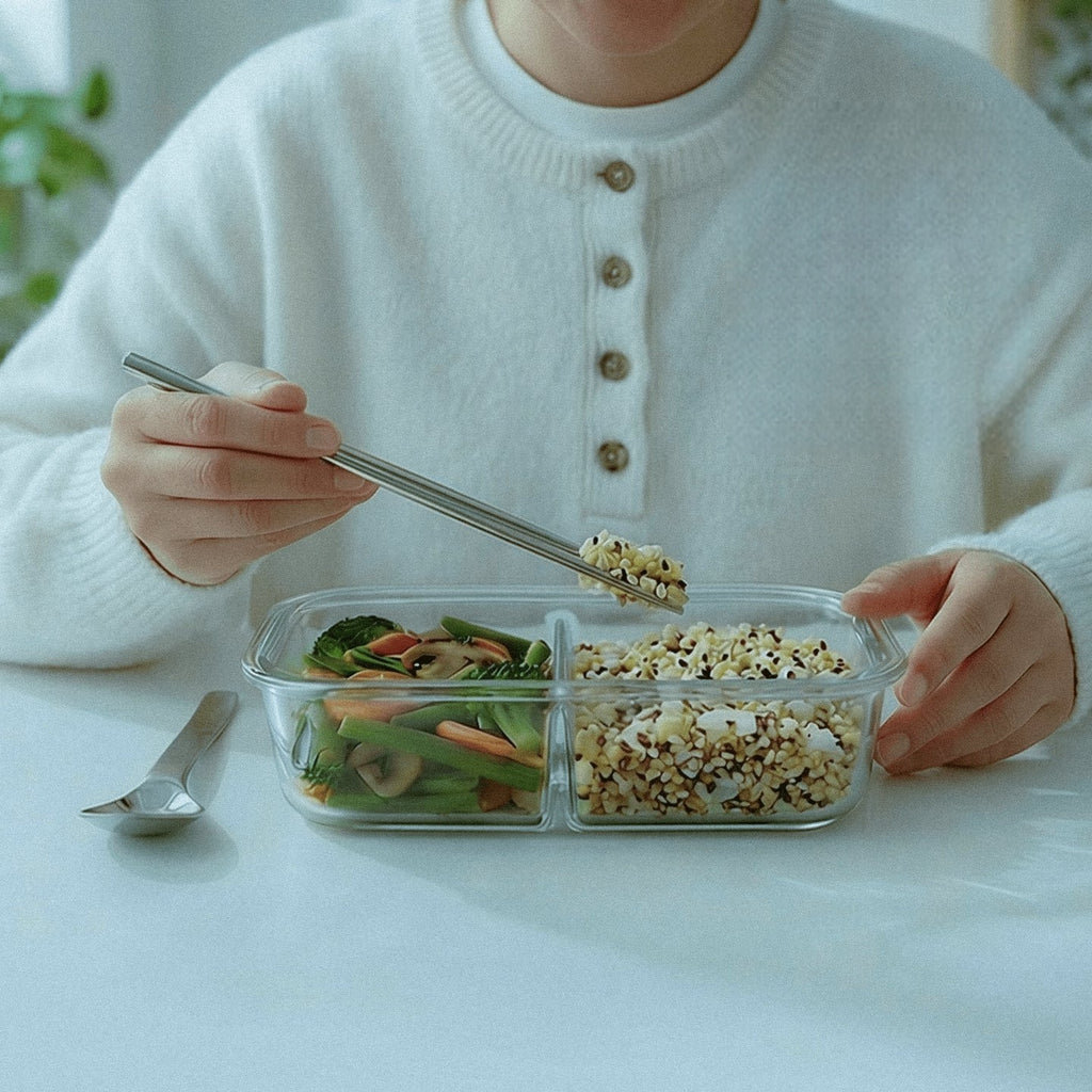 Stainless Steel Chopsticks And Spoons Silicone Storage Box