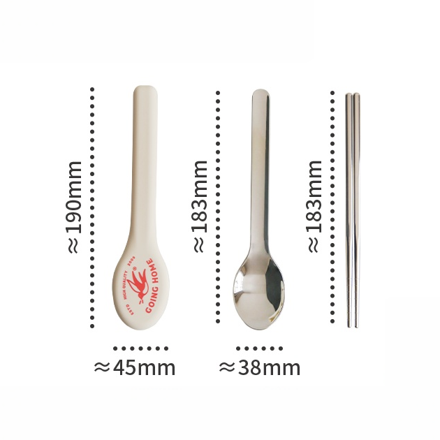 Stainless Steel Chopsticks And Spoons Silicone Storage Box