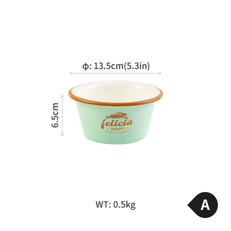 Coffee Brown Ceramic Home Tableware: Bowls, Plates