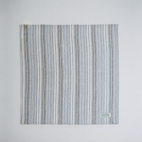 100% Cotton Stripe Tea Table Dust Cover & Napkin