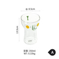Cute Cartoon Elephant & Tiger Heat-Resistant Glass Cup