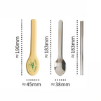 Stainless Steel Chopsticks And Spoons Silicone Storage Box