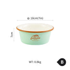 Coffee Brown Ceramic Home Tableware: Bowls, Plates