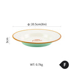 Coffee Brown Ceramic Home Tableware: Bowls, Plates