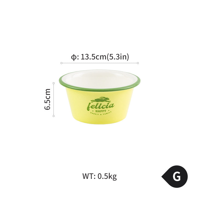 Coffee Brown Ceramic Home Tableware: Bowls, Plates