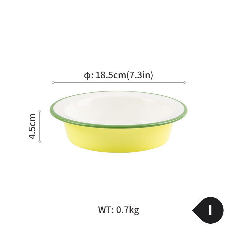 Coffee Brown Ceramic Home Tableware: Bowls, Plates