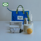 Handheld Insulated Waterproof Lunch Bag - Blue