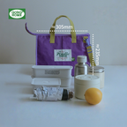 Handheld Insulated Waterproof Lunch Bag - Purple