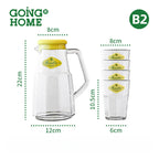 Thickened Borosilicate Glass Kettle, High Temp Resistant, Large Capacity for Cold Water