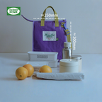 Handheld Insulated Waterproof Lunch Bag - Purple