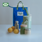 Handheld Insulated Waterproof Lunch Bag - Blue