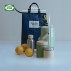 Handheld Insulated Waterproof Lunch Bag - Navy