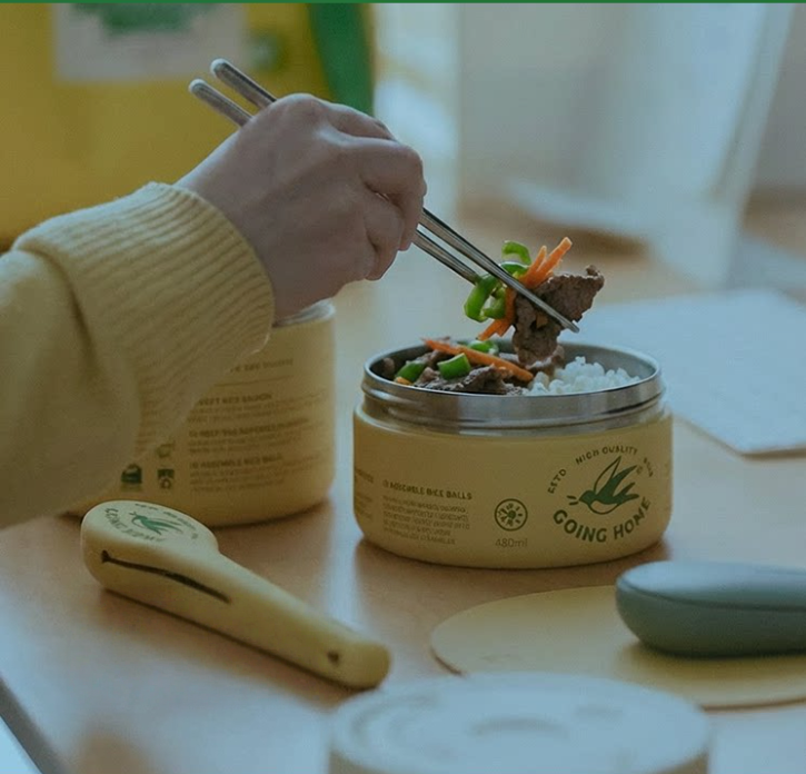 Insulated Lunch Bbox, Food-grade Double-layer 304 Stainless Steel Bento Box